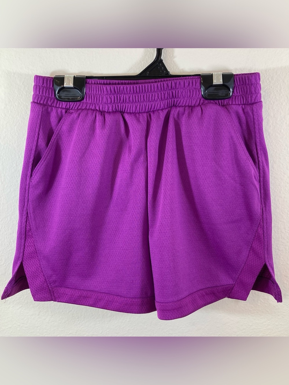 Athletic Works Girls Fuchsia Athletic Shorts Size L 10-12